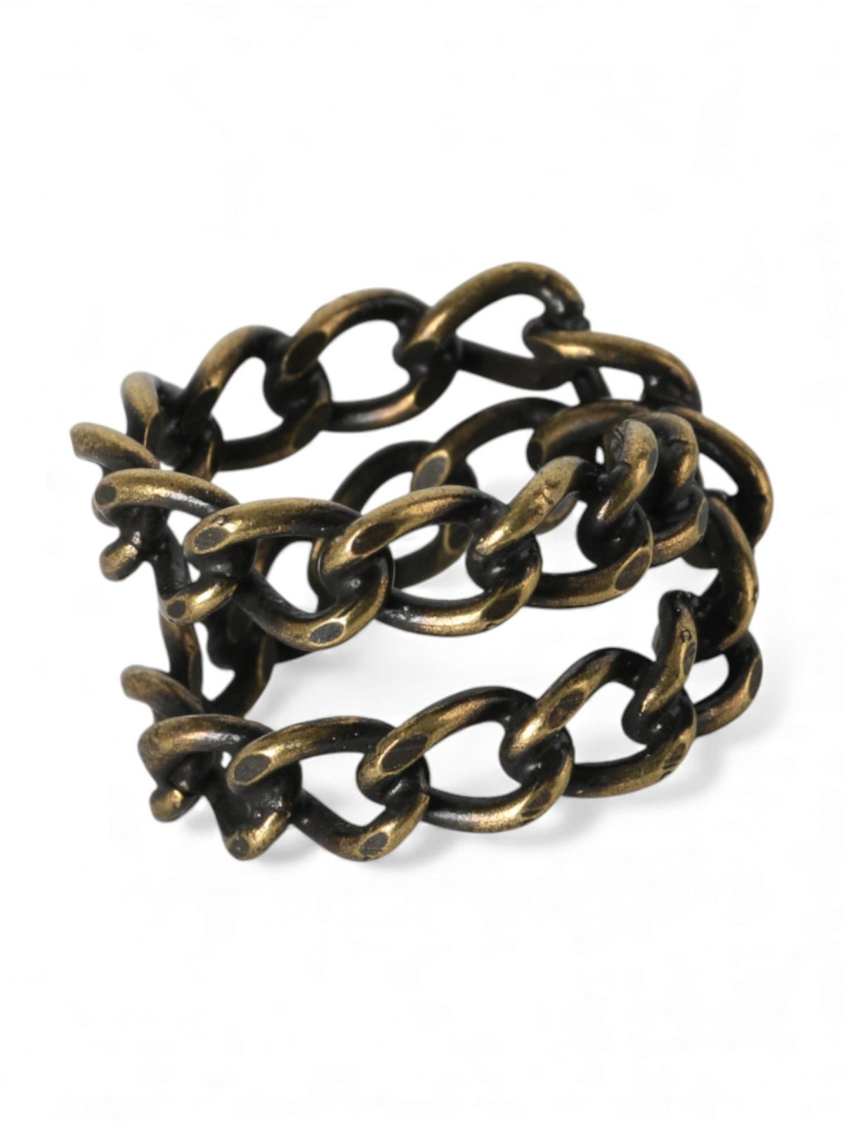 Dries Van Noten Double Chain Ring Unisex Jewelry 242018239061913