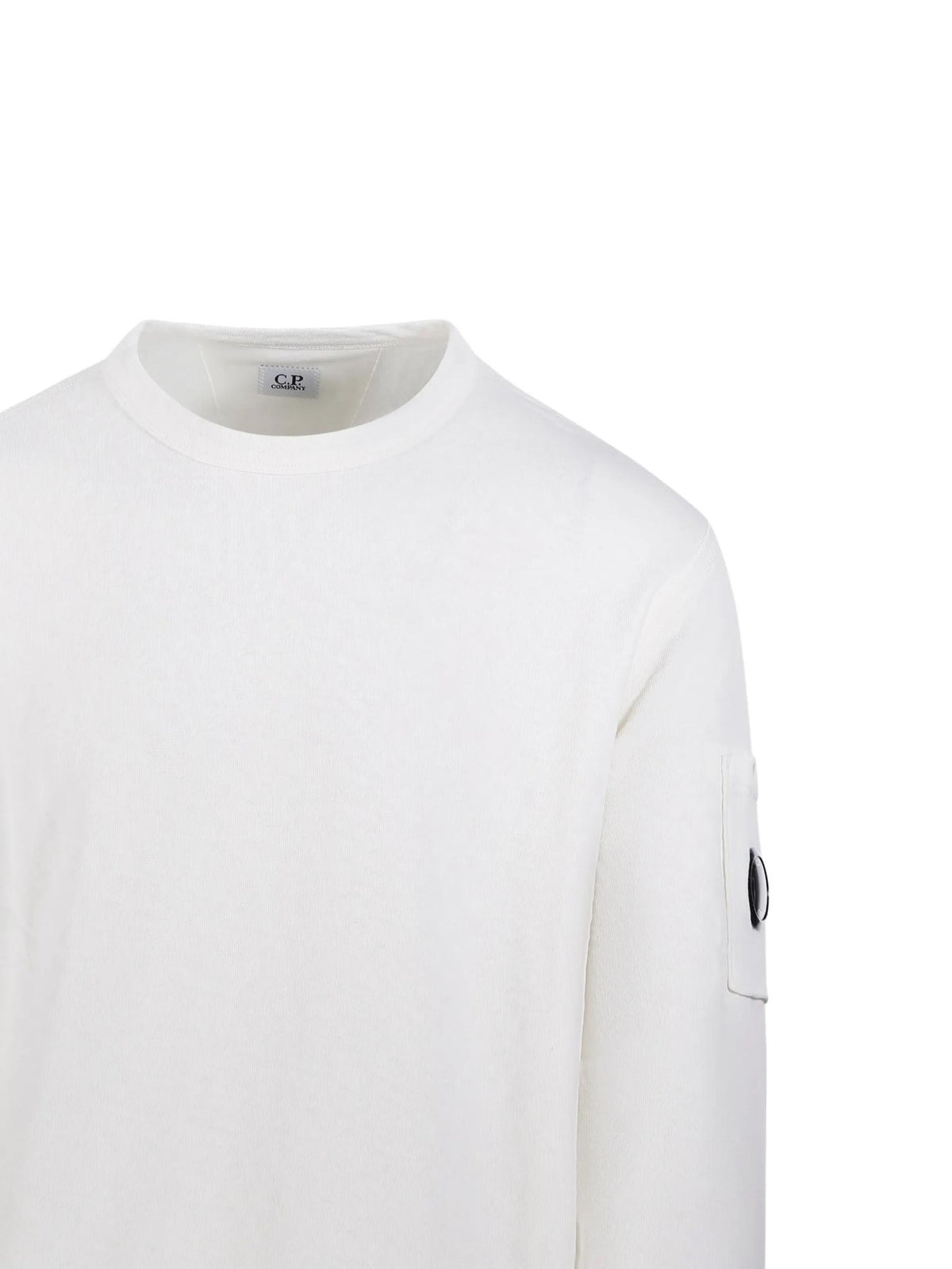 CP Company Cotton Logo Sweatshirt Men’s Pullover Navy