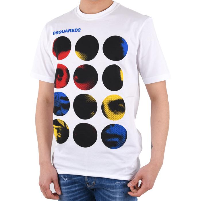 Dsquared2 Men’s Graphic Print Crewneck T-Shirt White