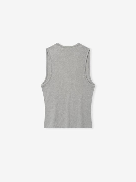 Fear of God Concrete Heather Sleeveless T-Shirt for Women 125SP267062 FW