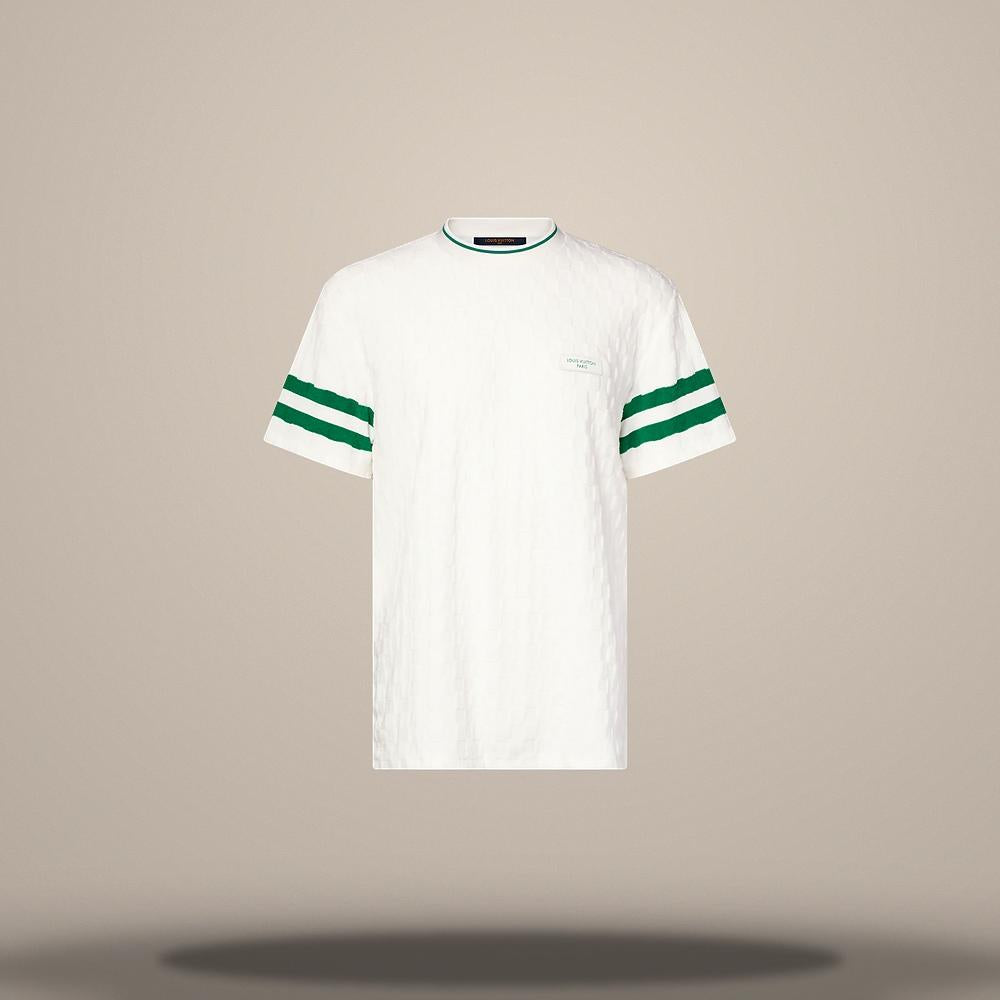 Louis Vuitton Women's Damier Terry Tennis Regular Fit T-Shirt