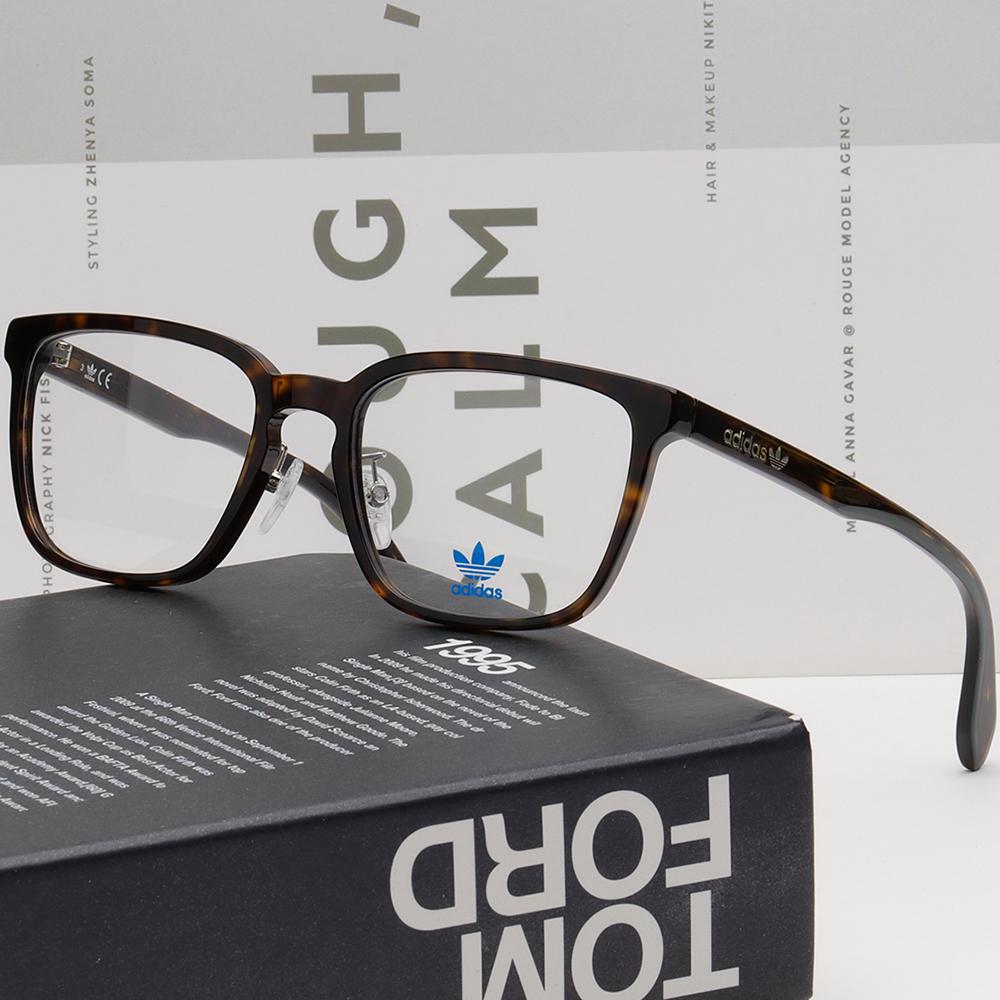 Adidas Tortoise Square Acetate Eyeglass Frames Unisex OR5015H 052
