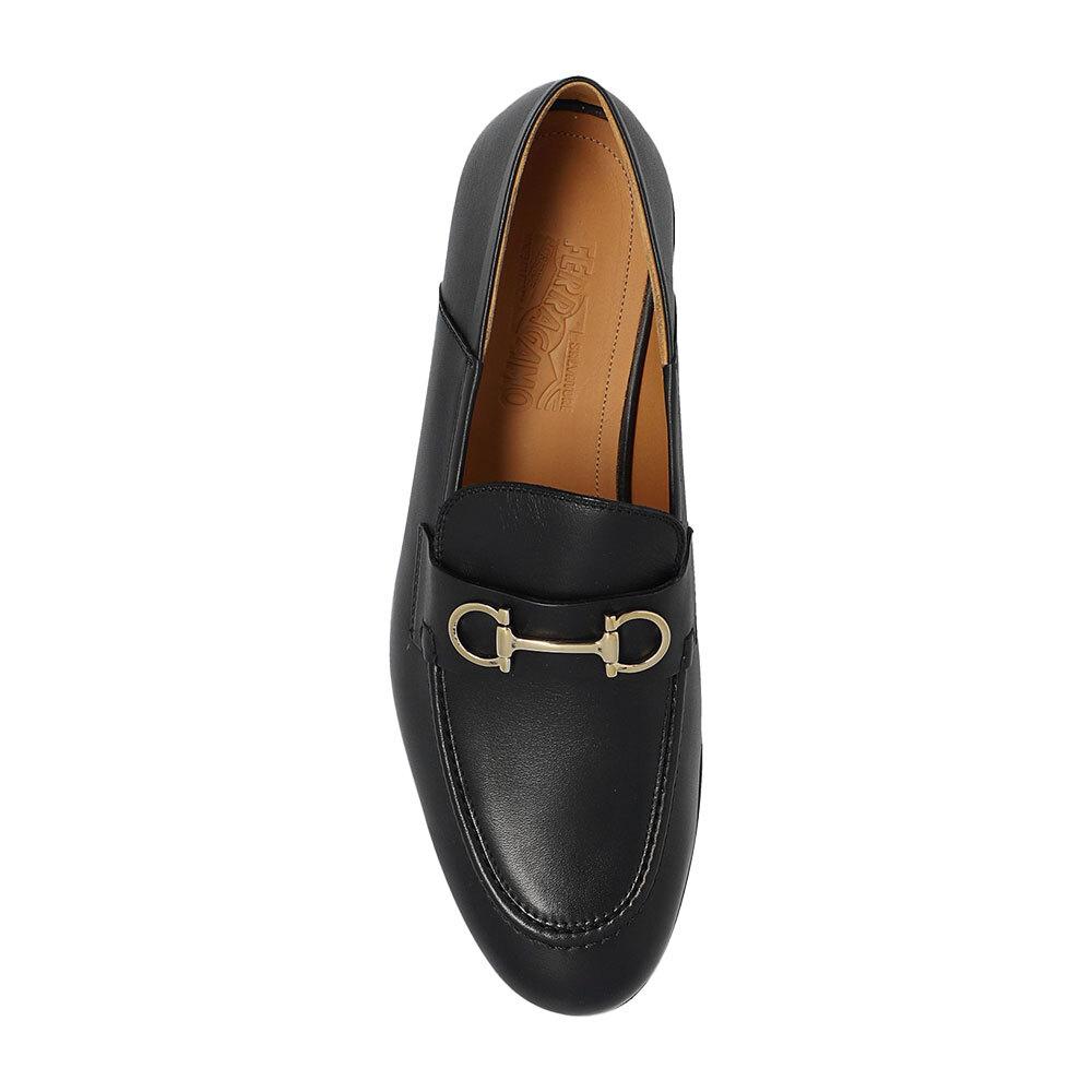 Ferragamo Gancini Leather Loafers Women’s Shoes