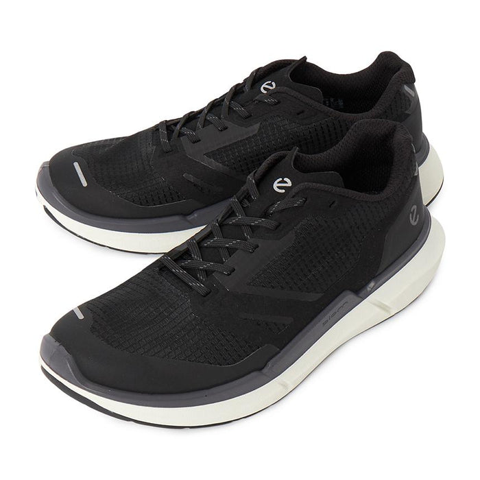 ecco BIOM 22 Men's Low-Top Sneakers Black Leather