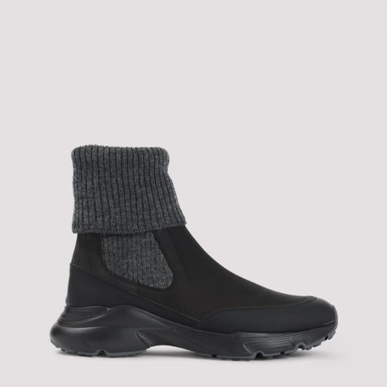 Tods Black Leather Ankle Boots XXW54C0JP30UMO YPT0 BLACK DOM