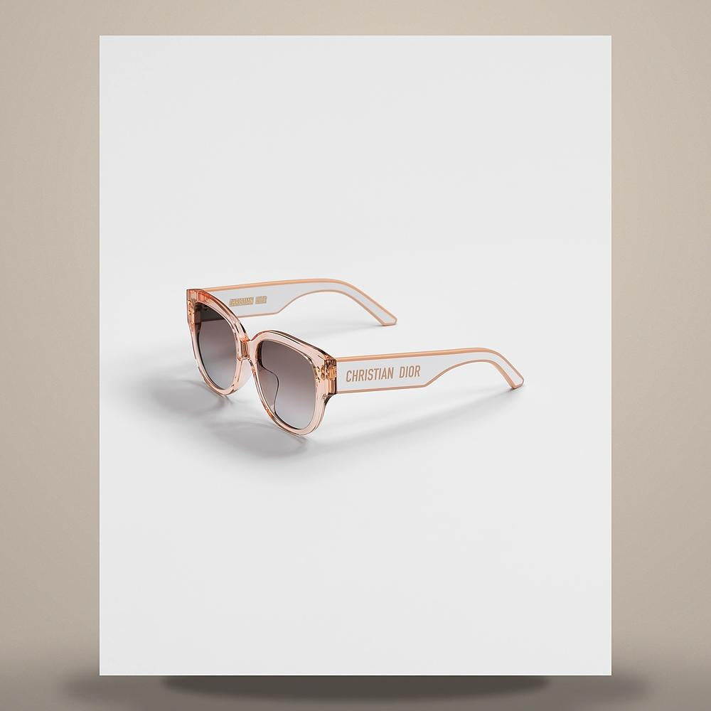 DIOR Peach Butterfly Sunglasses DPFCB2FQR 70D1