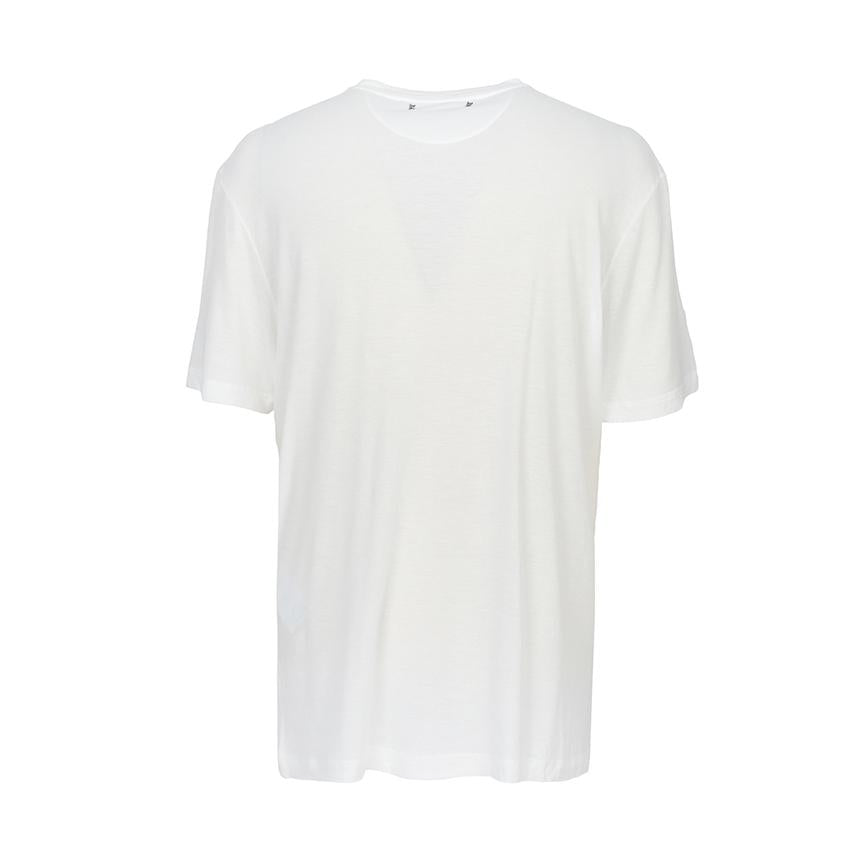 GOLDEN GOOSE Unisex Short Sleeve T-Shirt White Cotton