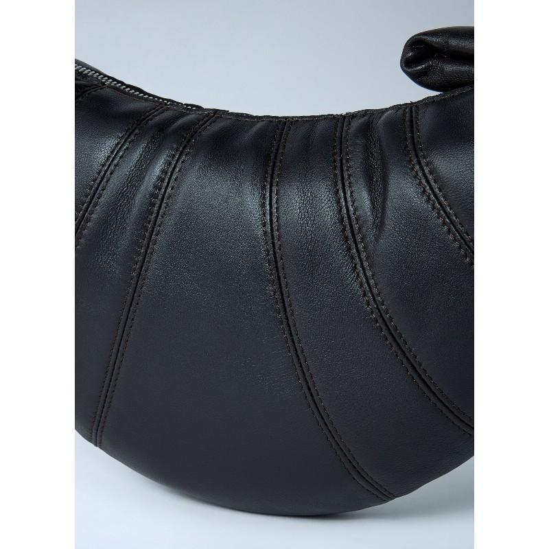 Lemaire Dark Chocolate Mini Fortune Croissant Pouch Bag