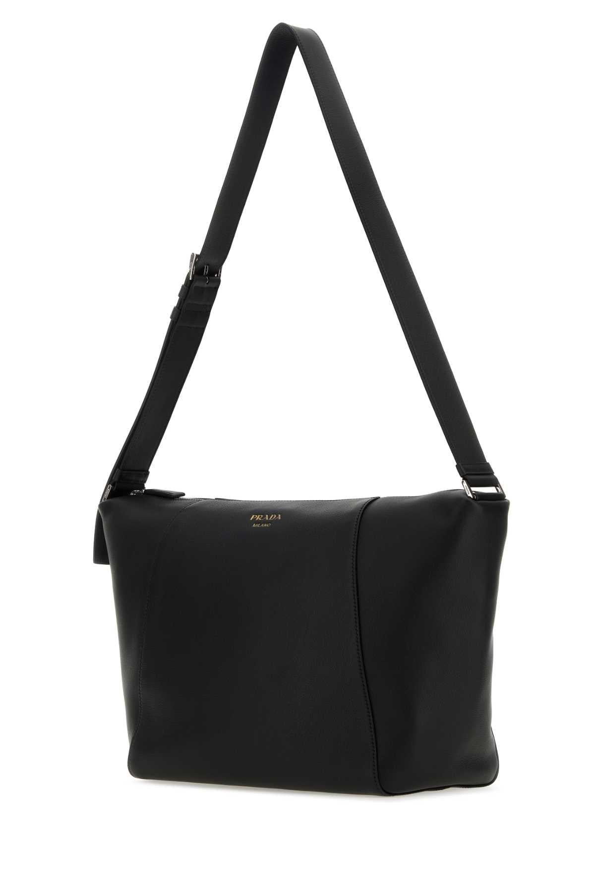 PRADA Black Nylon Crossbody Bag