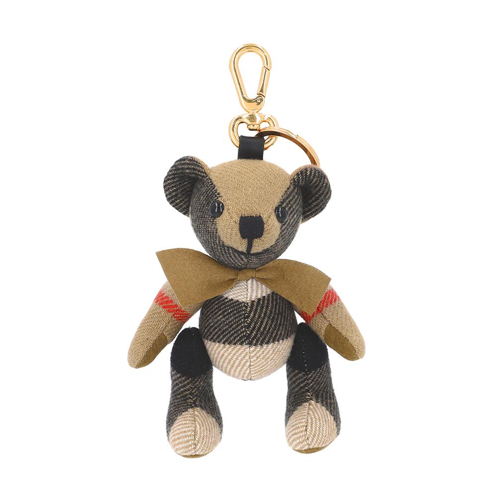 BURBERRY Thomas Bear Bow Tie Charm Keyring A7026