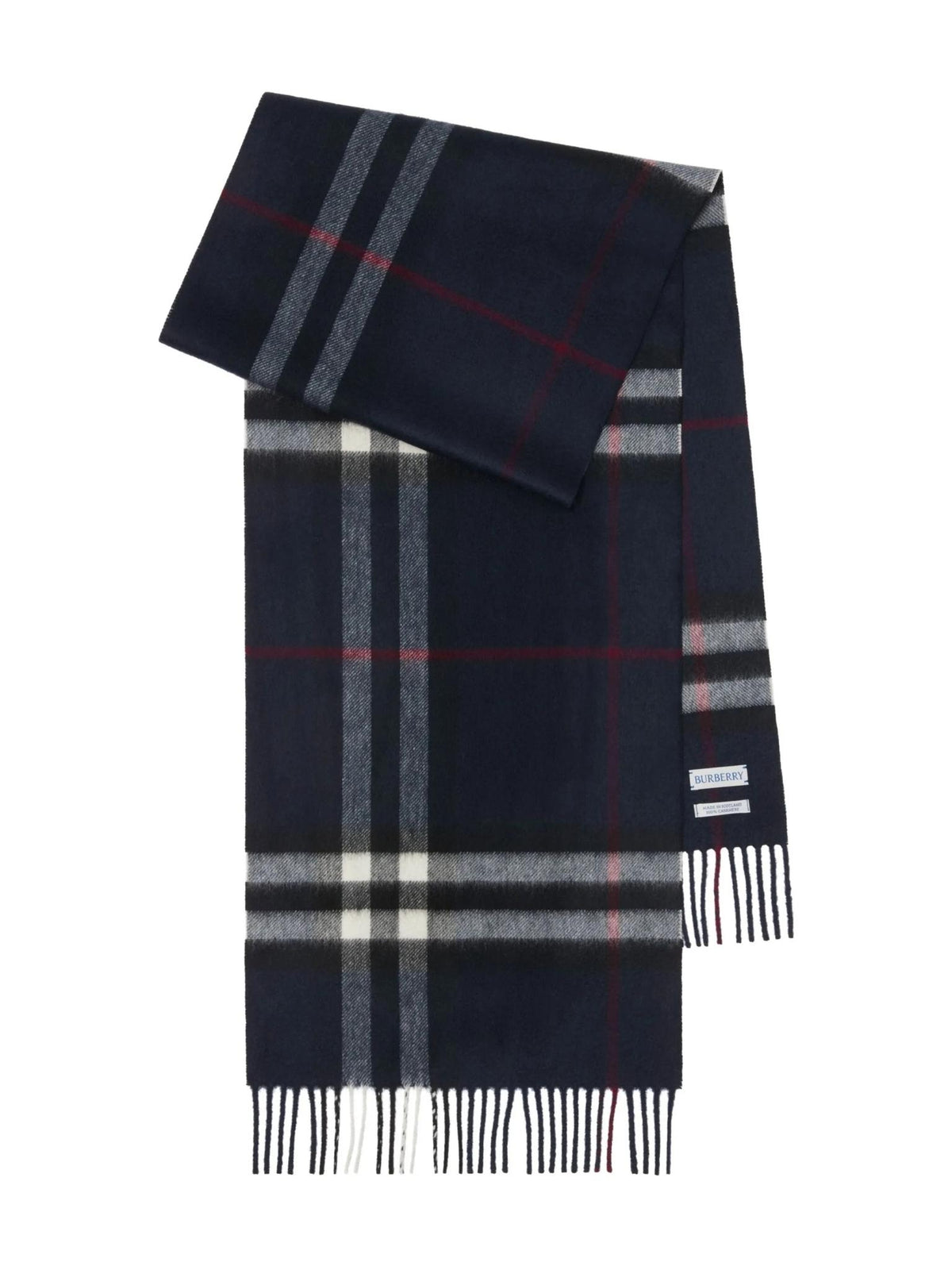 BURBERRY Wool Check Scarf for Men
