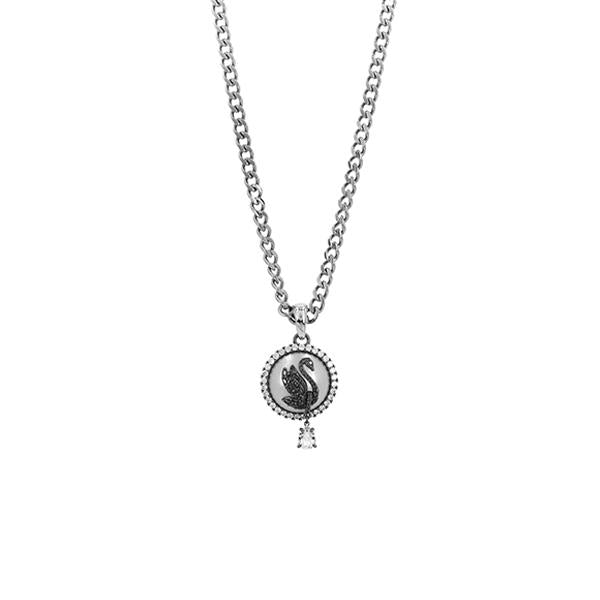 Swarovski Gray Swan Pendant Necklace for Women 5680868