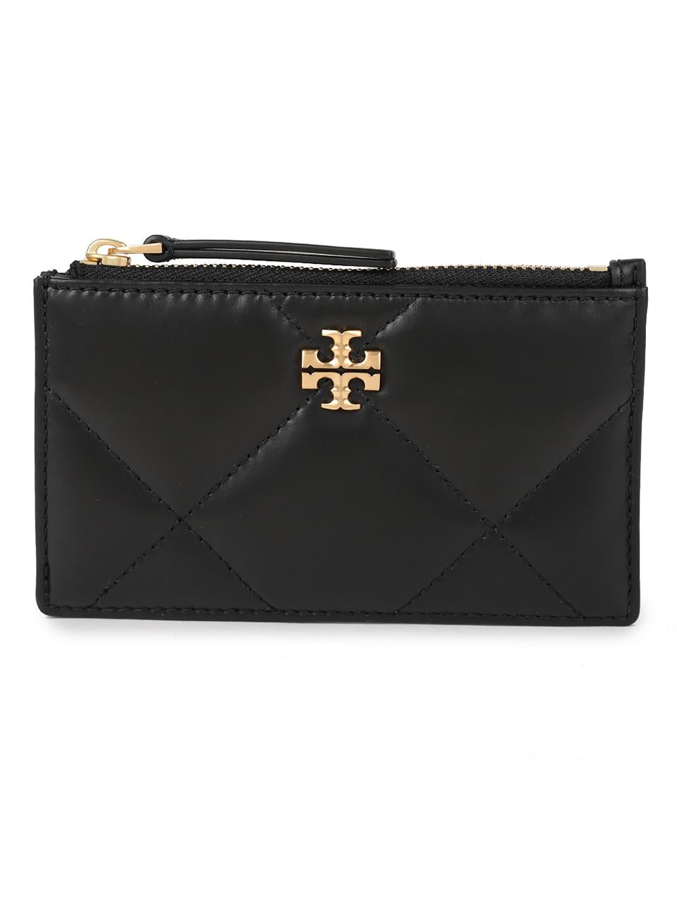 Tory Burch Kira Diamond Quilted Zip Card Case 158629 001