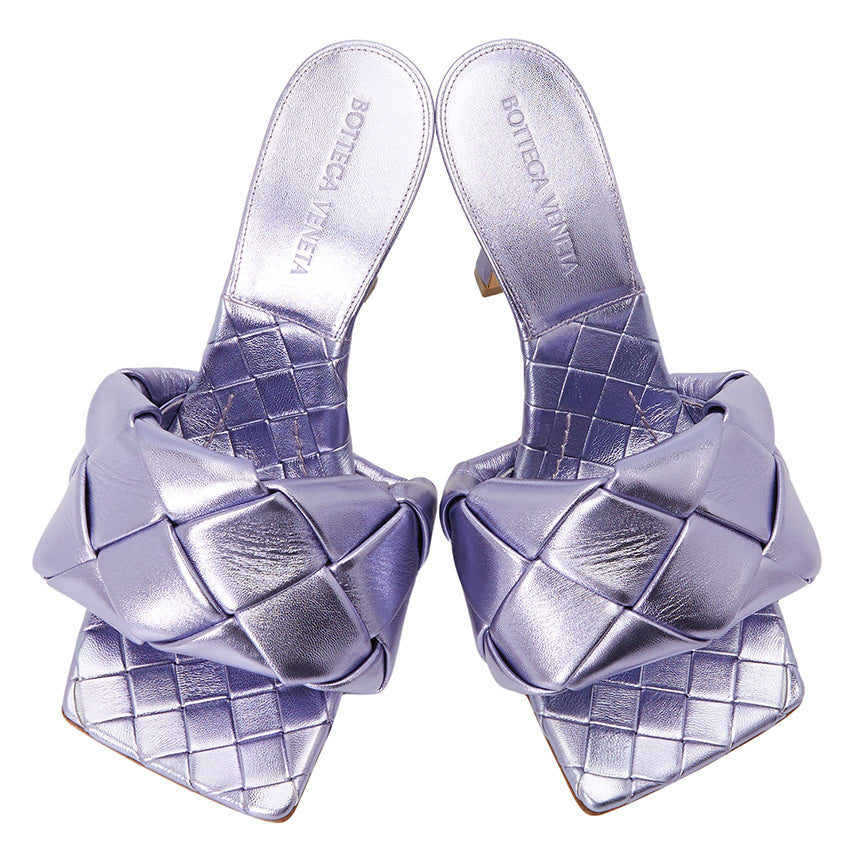Bottega Veneta Women’s Leather Slide Sandals Slippers