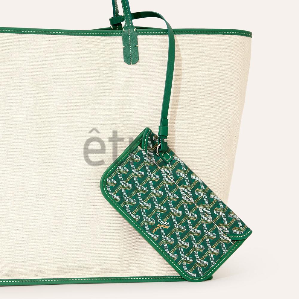 GOYARD Saint Louis GM Green Tote Bag for Women