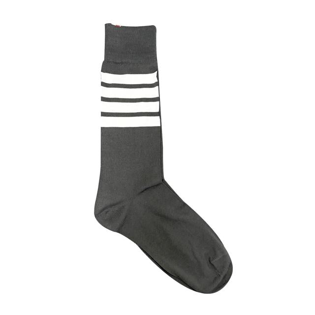 THOM BROWNE Tricolor 4-Bar Cotton Socks FAS020B 01690 025