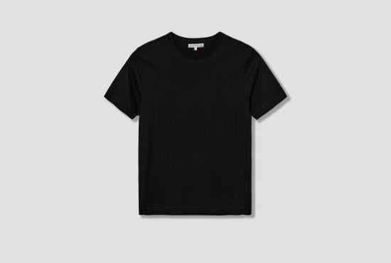 Merz b. Schwanen Short Sleeve T-Shirt Men’s White Cotton 2M15 99 DEEP BLACK DOM