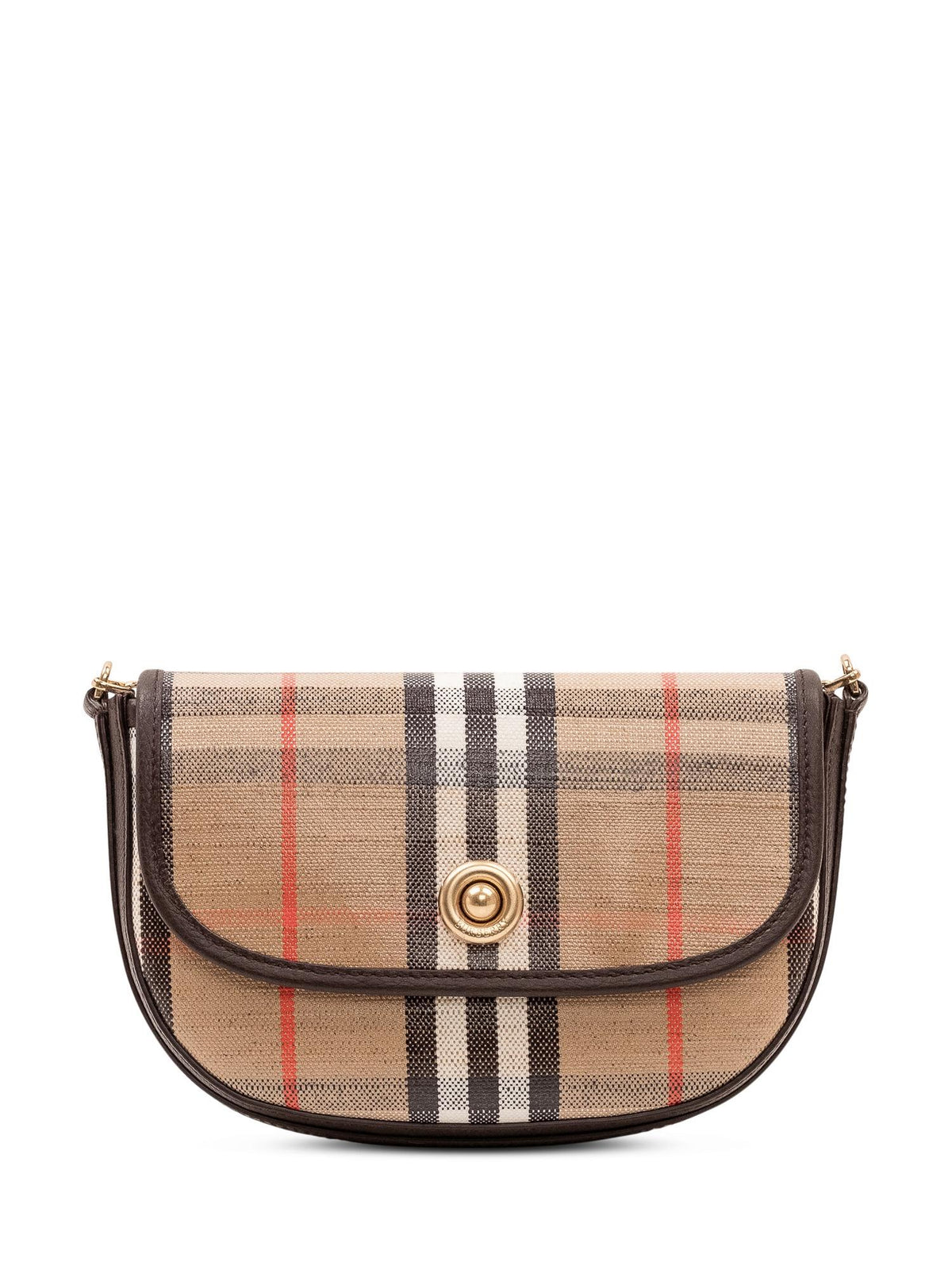 BURBERRY Black Leather Clutch Bag
