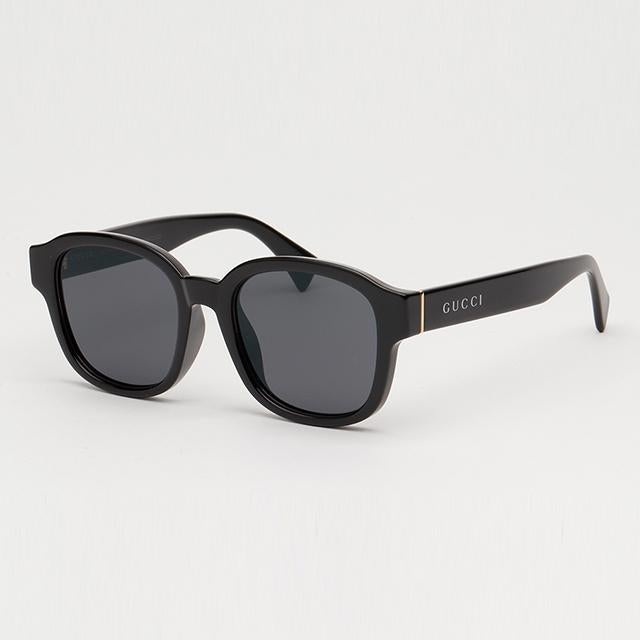 GUCCI Black Acetate Asian Fit Sunglasses Unisex