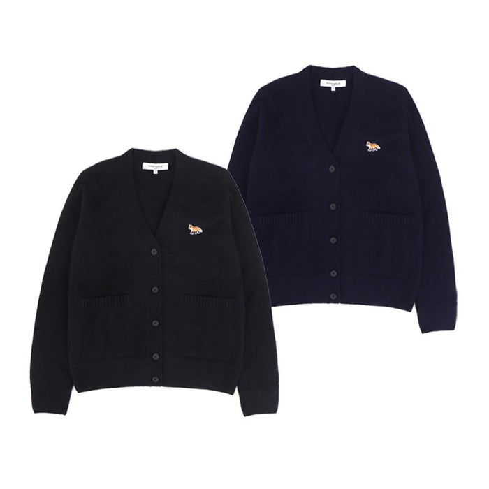 Maison Kitsune Baby Fox Patch Boxy Cardigan LW00507KT1006