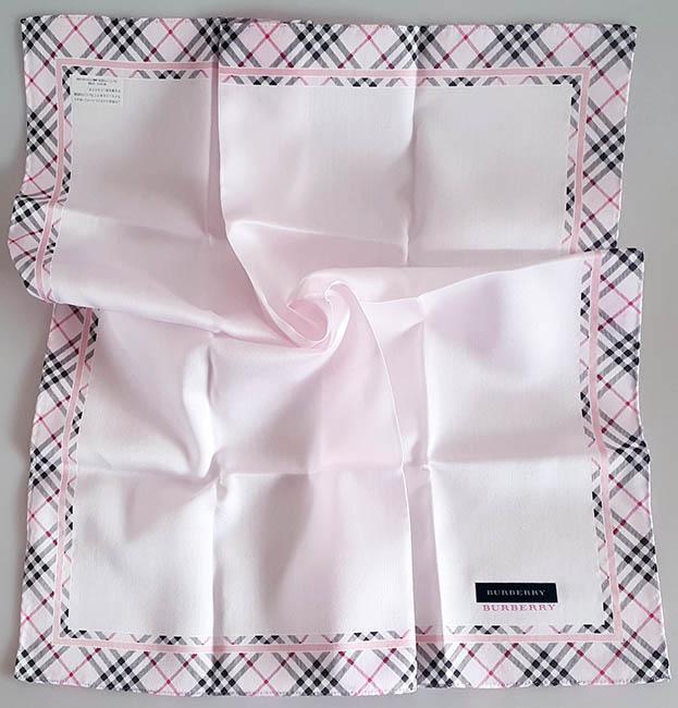 BURBERRY Nova Check Two-Line Petite Handkerchief Scarf Set Multicolor