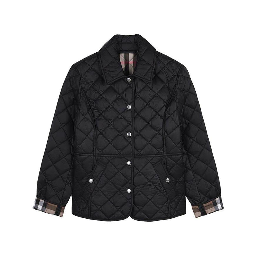 BURBERRY Women’s Quilted Jacket Black Cawthorne