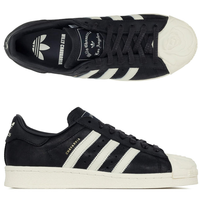 Adidas Black White Superstar Low Top Sneakers KJ2029