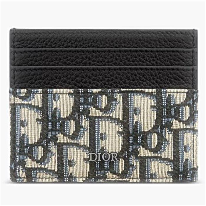 DIOR Oblique Jacquard Card Holder 2ESCH135YSE H05E