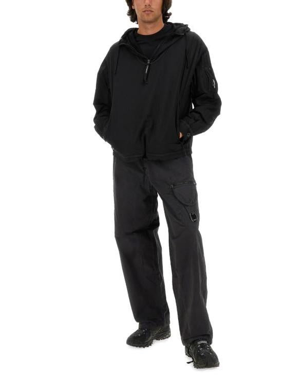 CP Company Taylon L Hooded Overshirt Black Men’s Hoodie Top
