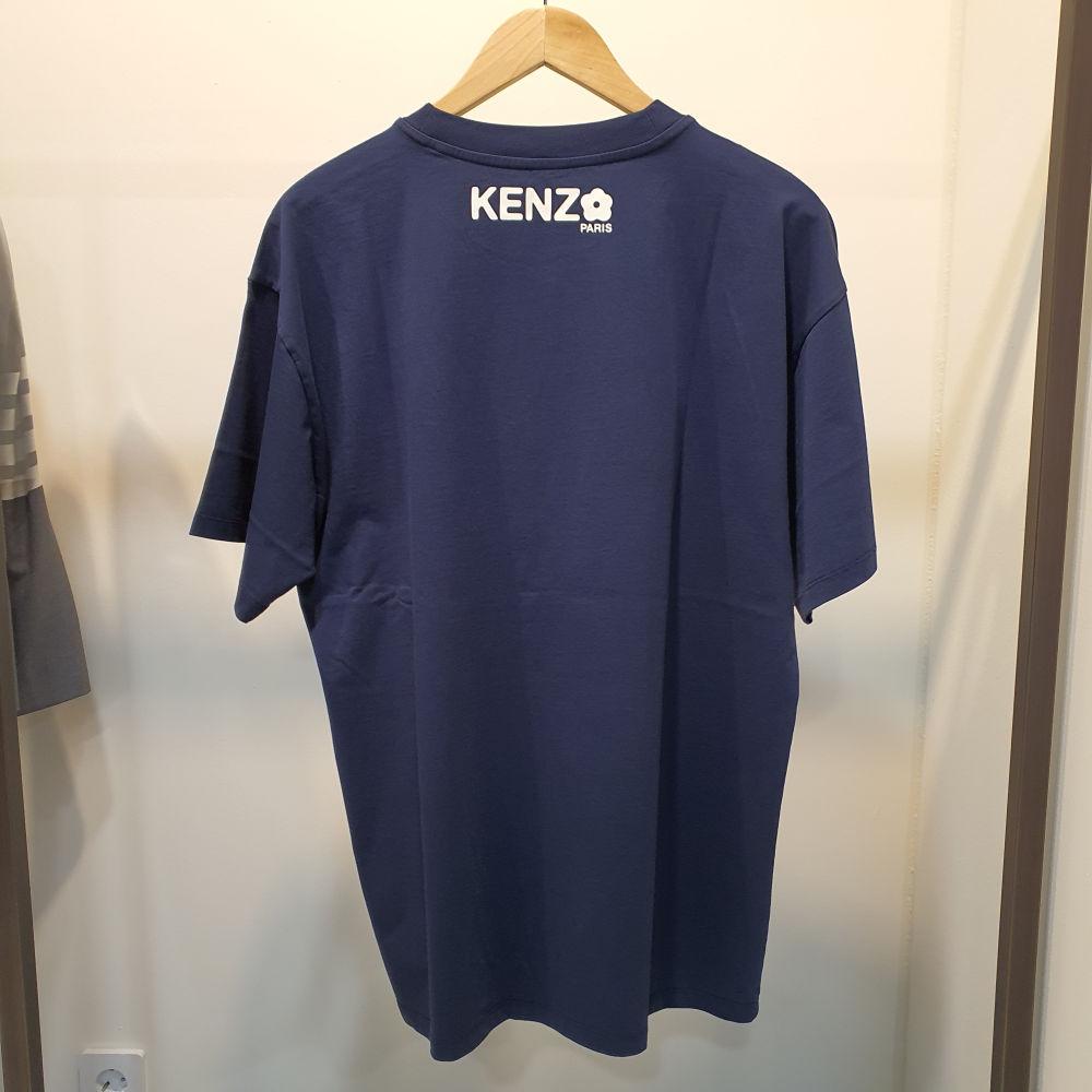 KENZO Women’s Short-Sleeve T-Shirt Flower Print Navy