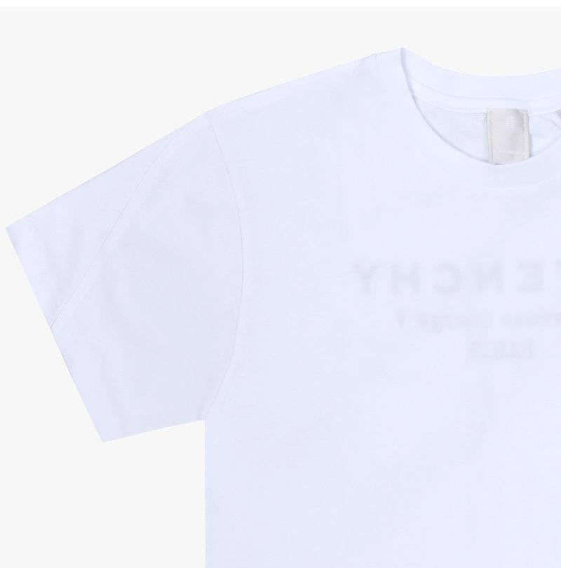 GIVENCHY Kids Short Sleeve T-Shirt White Cotton