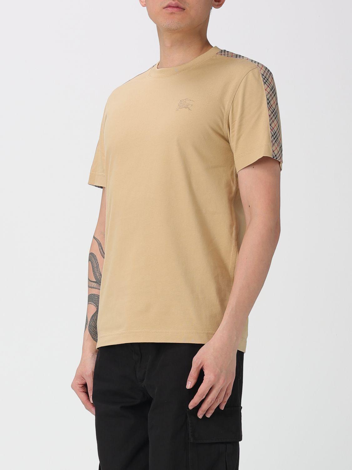 BURBERRY Short Sleeve Cotton T-Shirt for Men
