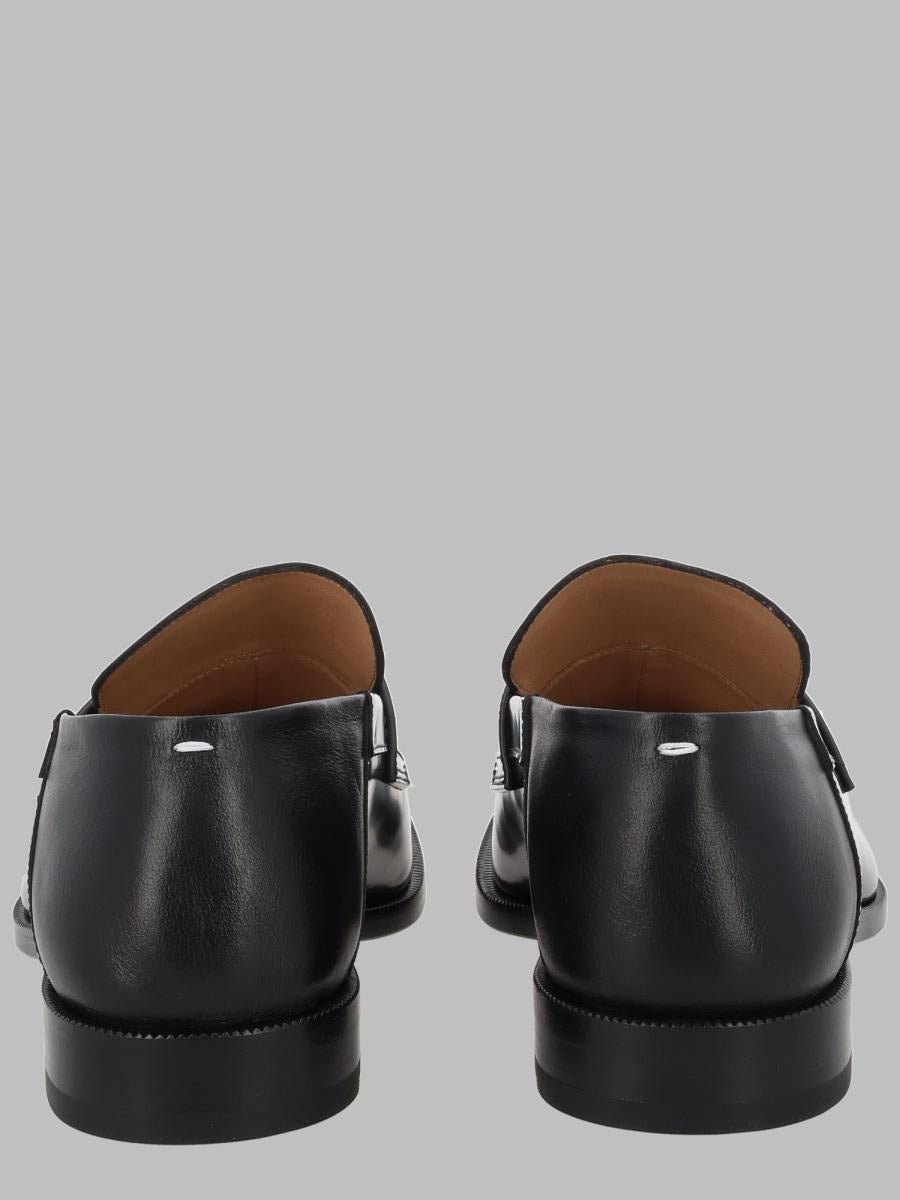 Maison Margiela Black Leather Loafers