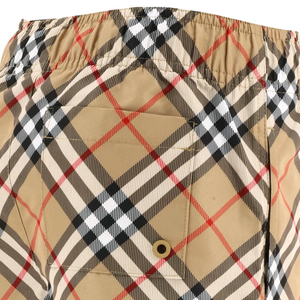 BURBERRY Check Swim Short Pants Women’s