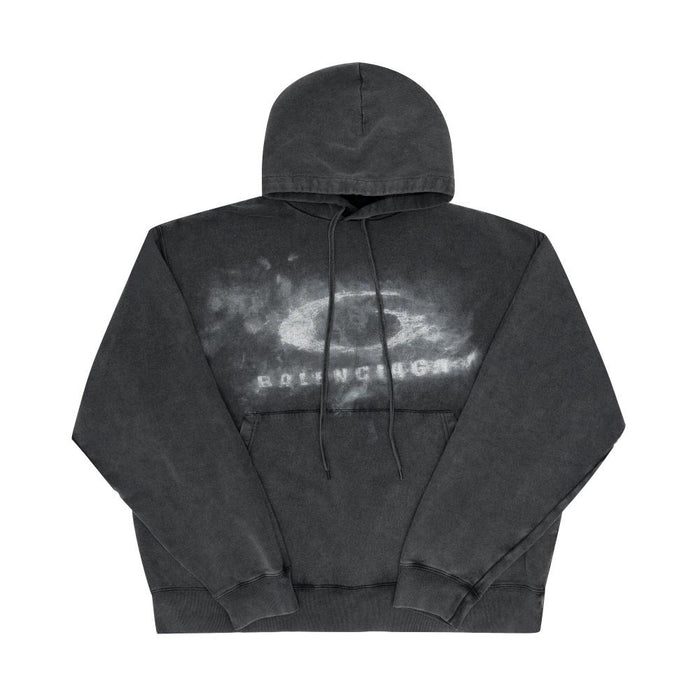 BALENCIAGA Washed Crayon Print Men’s Hoodie