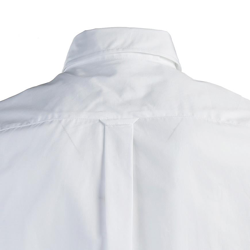 Maison Kitsune Men’s Fox Patch Classic Long Sleeve Shirt MM00409WC0026 P100