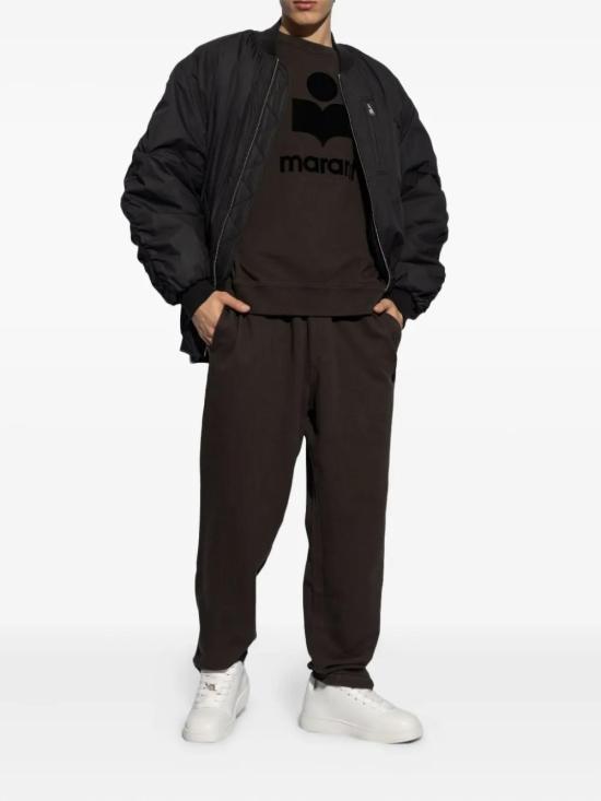 Isabel Marant Micoi Logo Sweatshirt Men’s Black Cotton Pullov SW0029HAB1M18H02FK
