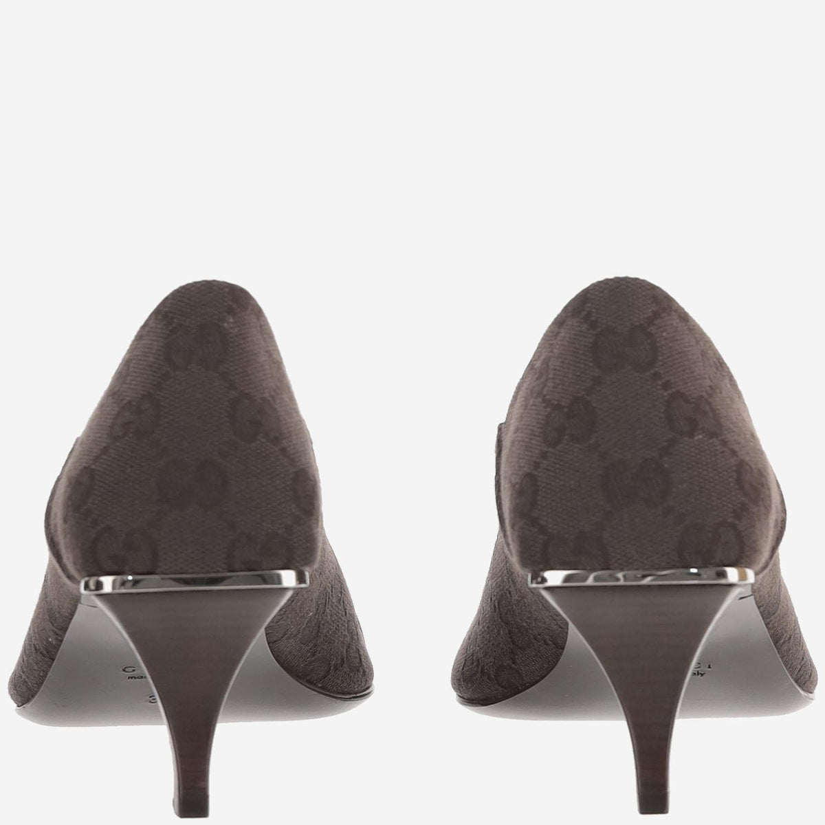 GUCCI Black Leather Mary Jane Pumps