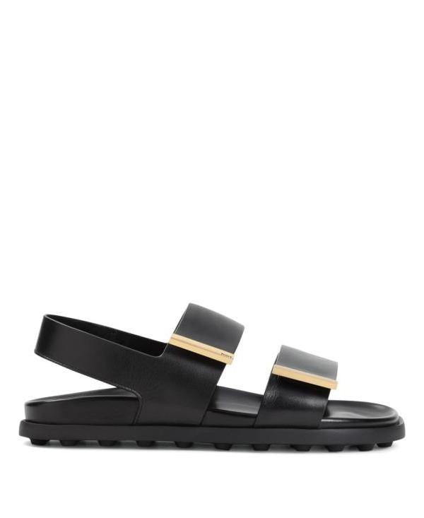 Tods Leather Strap Sandals XXW68K0JE60N6MB 999