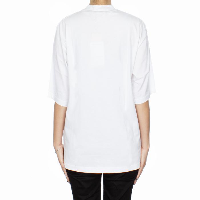 Marni Mini Logo Oversized Short Sleeve T-Shirt White Women