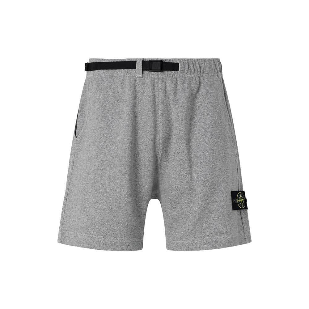 STONE ISLAND Melange Cotton Sweat Shorts Men 6200013