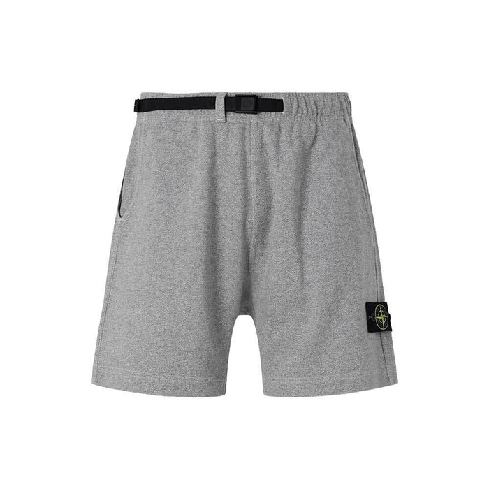 STONE ISLAND Melange Cotton Sweat Shorts Men 6200013