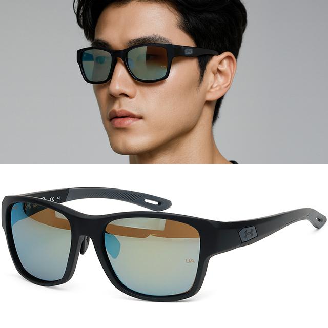 Under Armour Sports Sunglasses Asian Fit Square Mirrored Cycling UA 0009FS 0VKW1