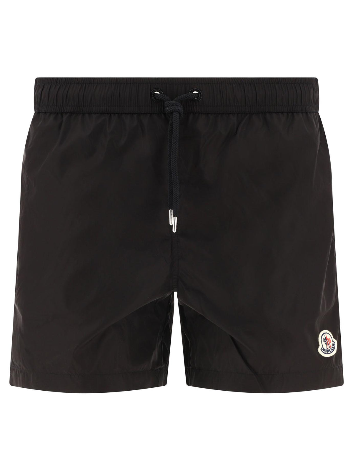 Moncler Black Nylon Swim Shorts Men