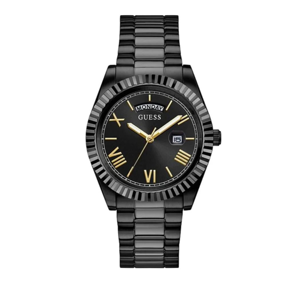 Guess Black Dial Black Stainless Steel Men’s Watch GW0265G4