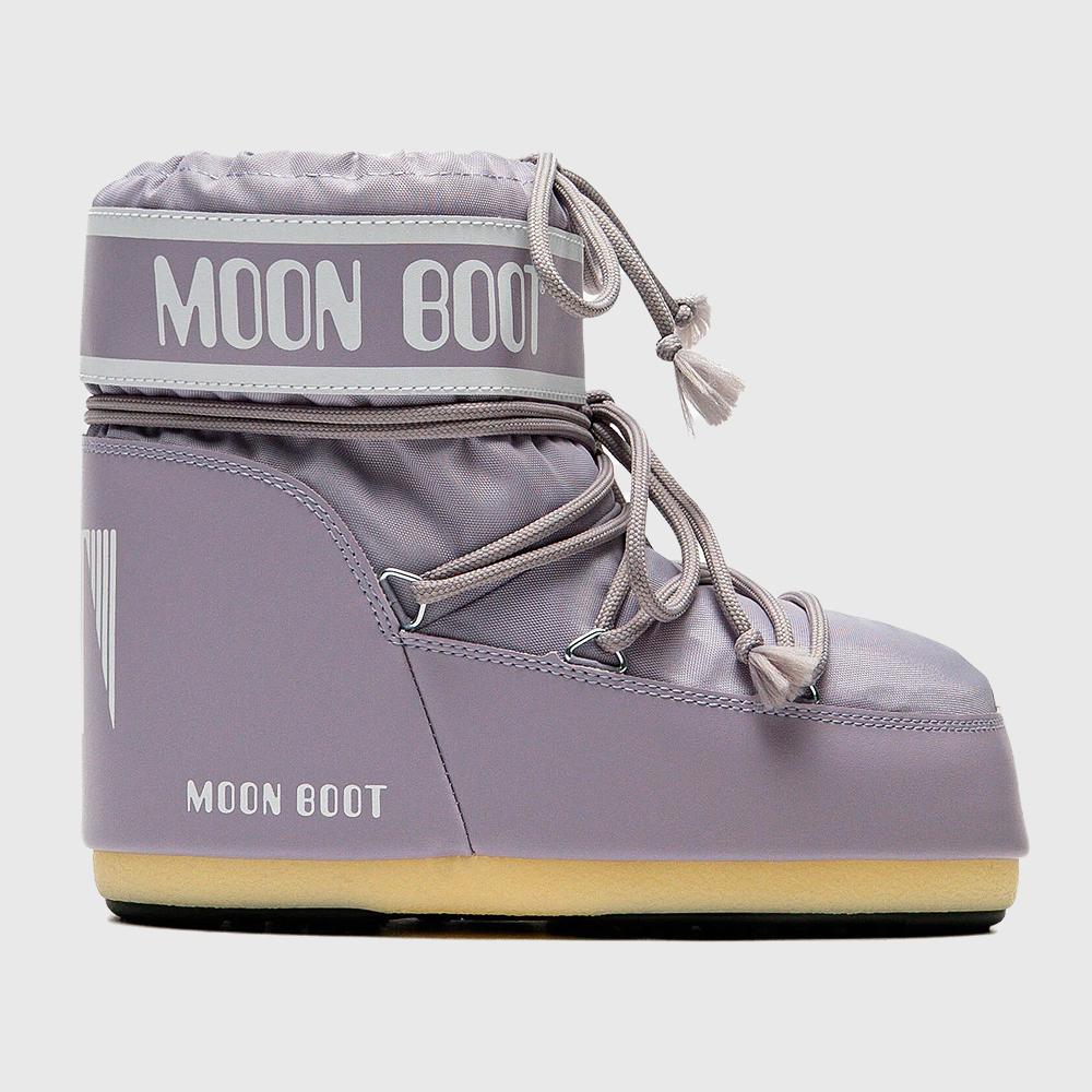 MOON BOOT Icon Low Nylon Winter Boots Lilac Women 1409340 H032