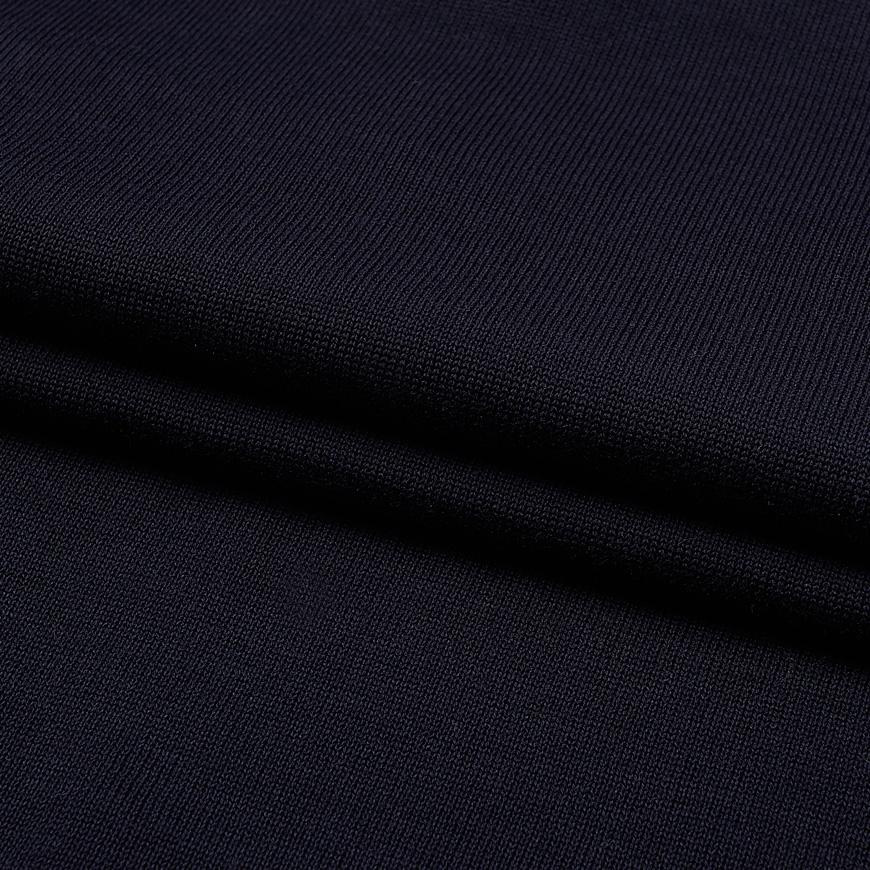 THOM BROWNE Lightweight Short Sleeve Polo T-Shirt Navy Cotton