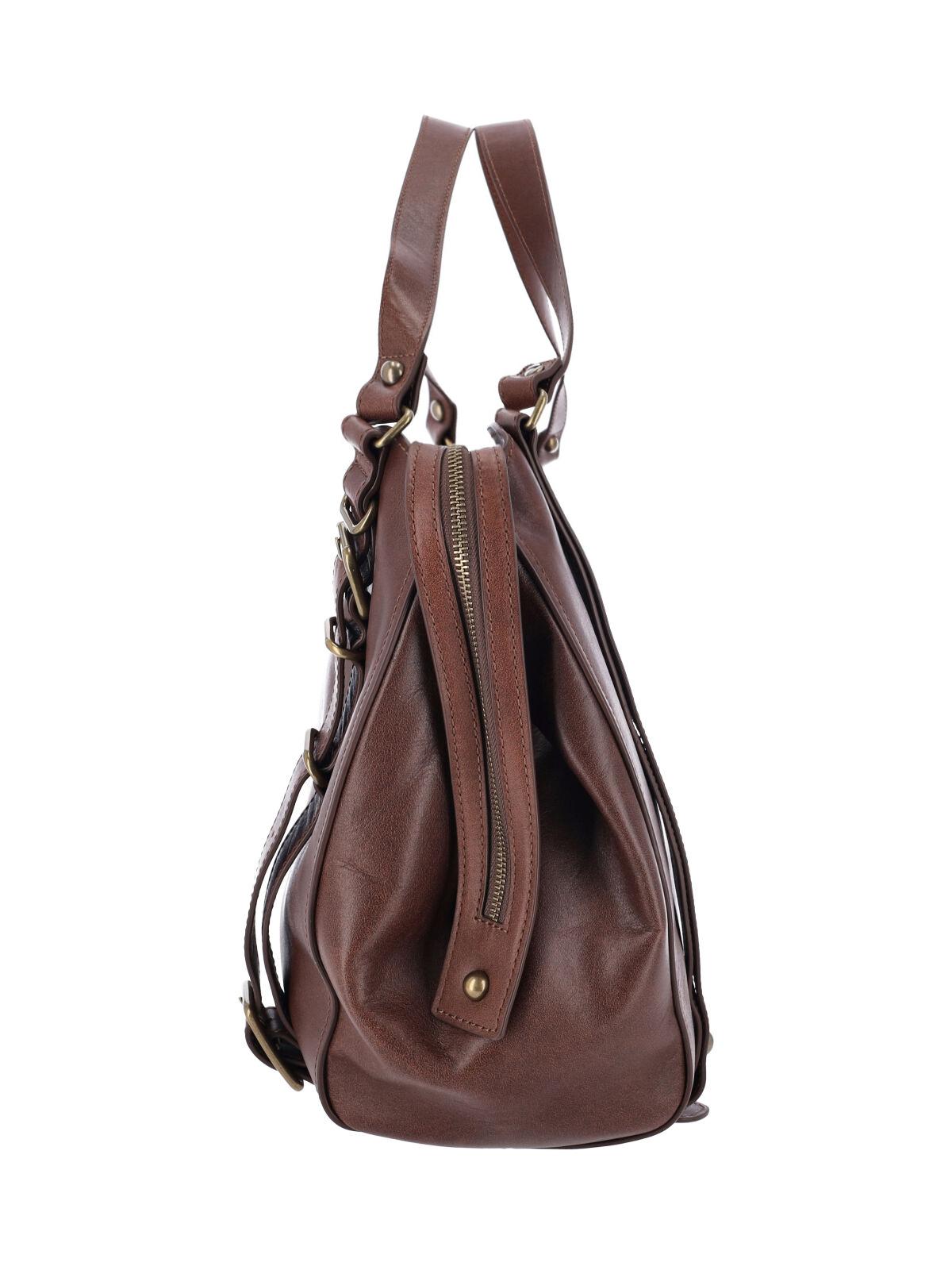 DIESEL Black Leather Shoulder Bag