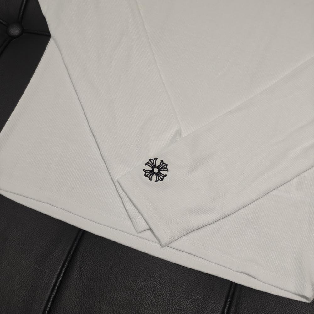 Chrome Hearts White Knit Long Sleeve T-Shirt Unisex
