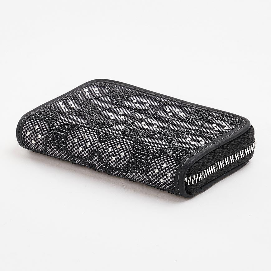 Coach Women’s Zip Around Card Holder Wallet CX244 LHBLK
